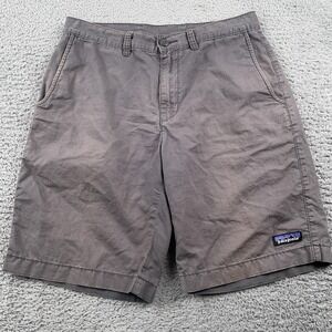 Patagonia Shorts Mens 30 Gray Lightweight All Wear Hemp Chino Flat Front Casual